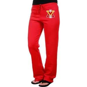 Virginia Military Institute Keydets Ladies Red Logo Applique Sweatpant