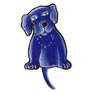  Blue Dog Clock