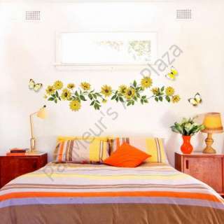 UDP 03 Sunflower, Decals Home Art Decor Wall Sticker  