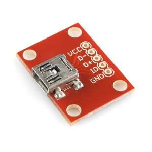  Breakout Board for USB Mini B Electronics