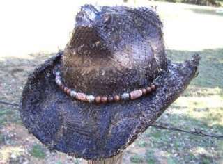 WALKING in THICKET Straw Patchwork Western Cowboy Hat  