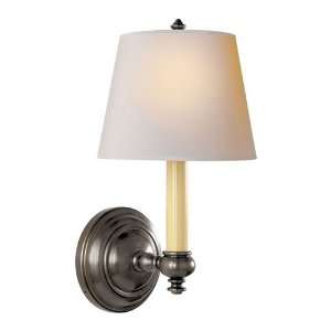 Visual Comfort and Company S2040BZ NP Studio 1 Light Sconces in Bronze