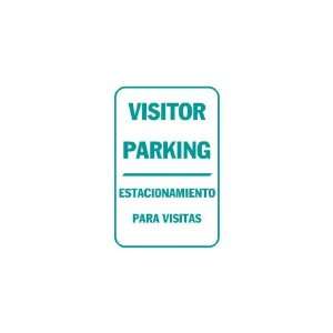  3x6 Vinyl Banner   Visitor parking, estacionamiento para 