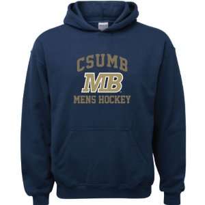  Cal State Monterey Bay Otters Navy Youth Mens Hockey Arch 