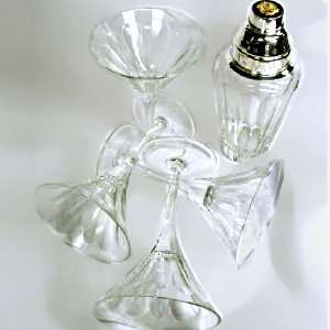  Faberge Grand Duke Crystal Martini Set