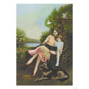  Melanie and Natalie Giclee Poster Print, 18x24