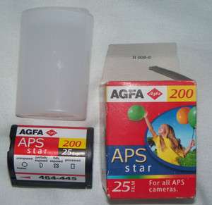 Agfa APS Star 25exp 200 ISO COLOR PRINT for APS Cameras NEW DX IX 240 