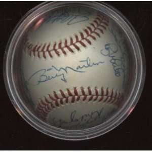  1976 New York Yankees Team Signed Baseball 24 Sigs JSA 