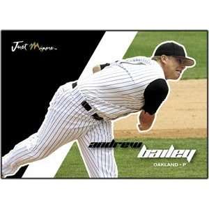 2008 JUST MINORS Just Autographs #4 Andrew Bailey   OAK ( P ) Baseball 