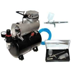  Model G24 Airbrushing System with AirBrush Depot TC 20T Air Compressor