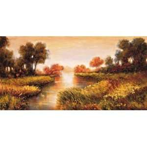  Pond At Daybreak by Jeffery Leonard 40x20