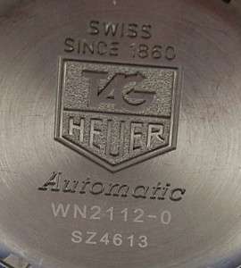  Heuer SS de la etiqueta de hombres   AUTOMATICO   dial azul   WN2112