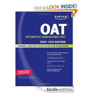 Kaplan OAT, 2009 2010 Edition (Kaplan OAT) Kaplan  Kindle 