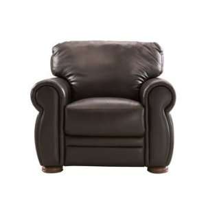  Marsala Brown Leather Recliner