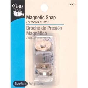 3/4 Inch Magnetic Snap Gilt 1/Pkg Arts, Crafts & Sewing