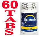 Melatonin, 3mg 60 tabs, all natural nightcaps aids, 2 months supply