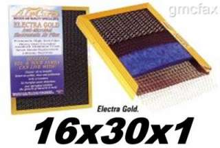 Air Care 16x30x1 GOLD Electrostatic Furnace A/C Filter  