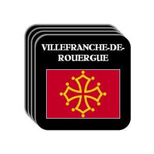  Midi Pyrenees   VILLEFRANCHE DE ROUERGUE Set of 4 Mini 