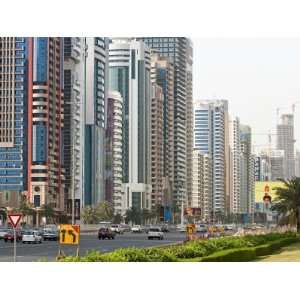 Buildings in E11 or Sheikh Zayed Road, Dubai, United Arab Emirates 