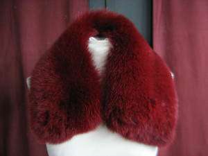 collo in di pelliccia rosso in volpe per giacche ART9023  