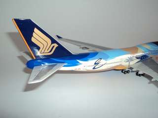 Boeing 747 400 Singapore Airlines Tropical Resin Risesoon Model Scale 