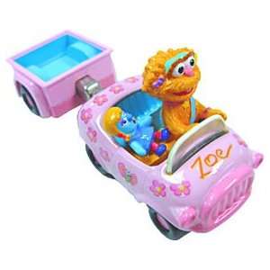  Take Along Sesame Street Zoe Car and Trailer Toys & Games