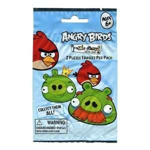  Angry Birds Eraseez Collectible Puzzle Eraser 2 Ct 