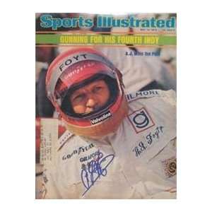  A.J. Foyt autographed Sports Illustrated Magazine (Auto 