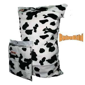  BubuBibi Wet/Dry Bag Cloth Diaper/Swim MINKY BLACK COW (21 