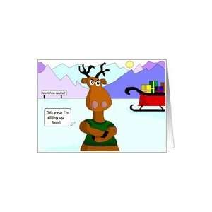  christmas, season, humor, deer Card Health & Personal 