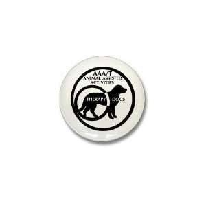  animal assisted activities therapy dog Funny Mini Button 