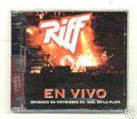 RIFF VIVO LIVE LA PLATA 1995 SEALED CD NEW PAPPO METAL  