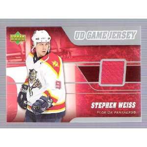  Upper Deck   Stephen Weiss   Game Used Jersey Card 