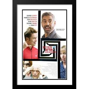 Burn After Reading 20x26 Framed and Double Matted Movie Poster   Style 