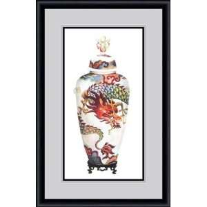  Dragon Vase by Patricia Woodworth   Framed Artwork