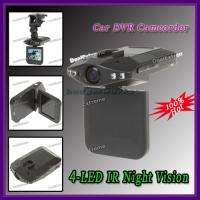 4LED HD720p 2.5 TFT Vehicle IR Car Camera DVR Recorder  