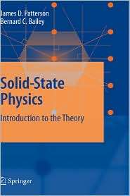 Solid State Physics, (3540241159), James D. Patterson, Textbooks 