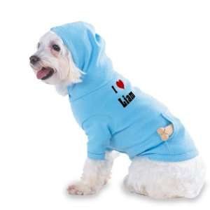  I Love/Heart Liam Hooded (Hoody) T Shirt with pocket for 