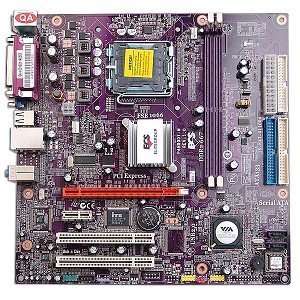  ECS P4M900T M VIA P4M900 Socket 775 mATX Motherboard with 