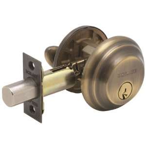  DEADBOLT SINGLE CYLINDER ANT BR