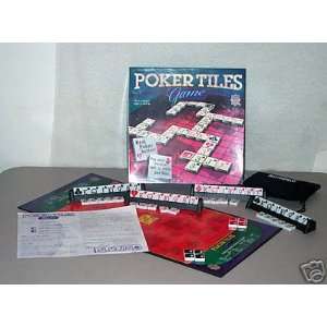  MasterPieces Poker Tiles Board Game 2005 Edition Toys 