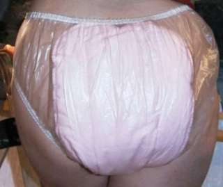 NEW Adult Vinyl Plastic pull on bikini pants S XXL  