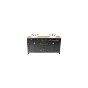  Vesta 72 Double Bathroom Vanity with Marble Top Vanity 