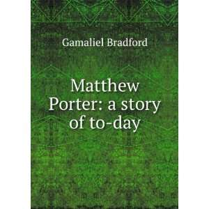    Matthew Porter a story of to day Gamaliel Bradford Books