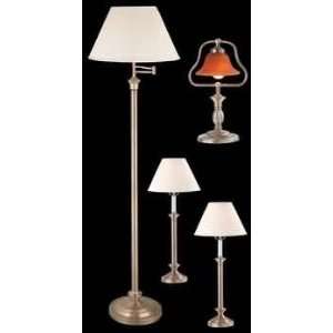 Table Lamps Antique Brass, Traditional Lamp Set 4 pieces Antique Brass 