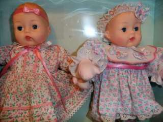 NEW Madame (Baby) Alexander Huggums Gift Set of 2 Dolls 12 size 