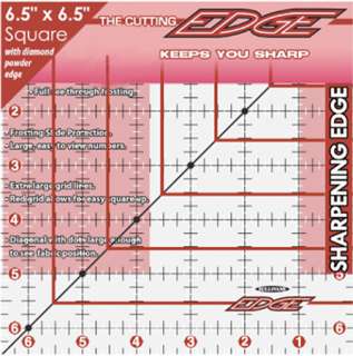 Full see through non skid frosting keeps the ruler from sliding and 