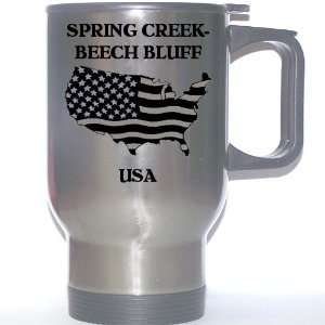US Flag   Spring Creek Beech Bluff, Tennessee (TN) Stainless Steel Mug