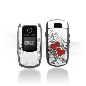  Design Skins for Samsung M300   Hearts Design Folie 