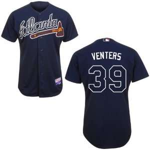  Jonny Venters Atlanta Braves Authentic Alternate Cool Base 
